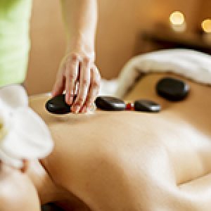 Hot stone massage therapy