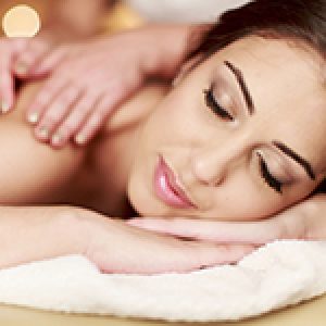 Young woman having a massage